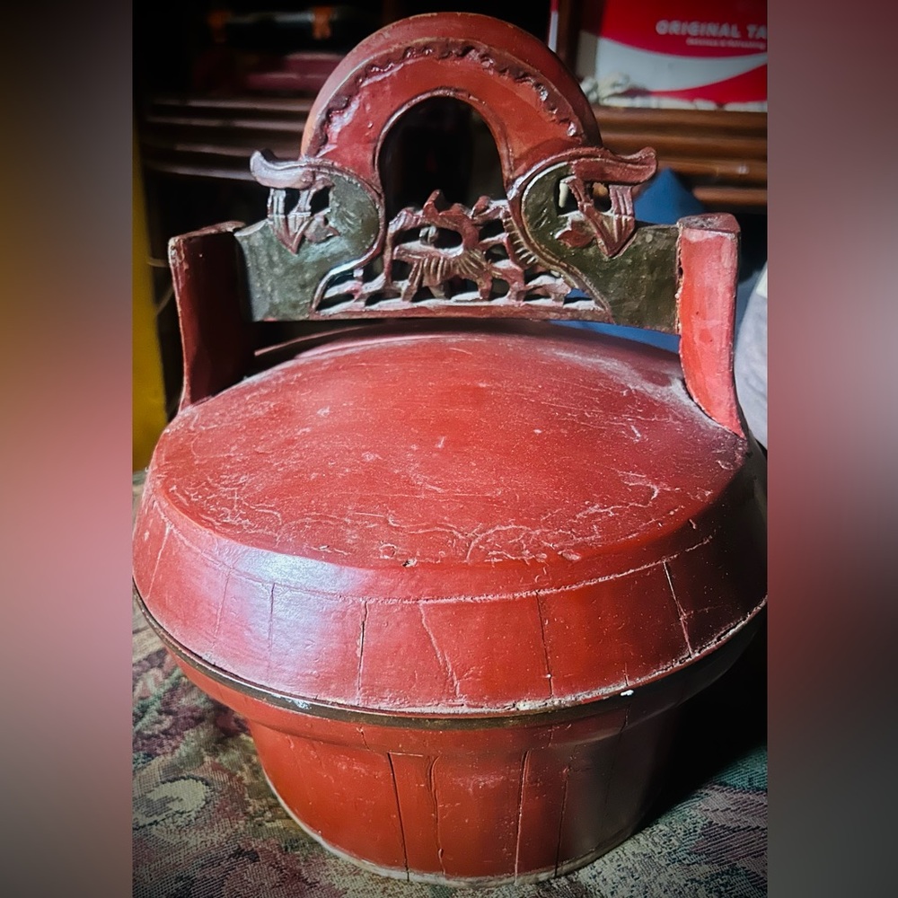 Antique Chinese Wedding Basket
